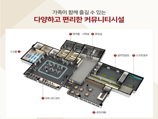 힐스테이트 수원파크포레 모델하우스 커뮤니티